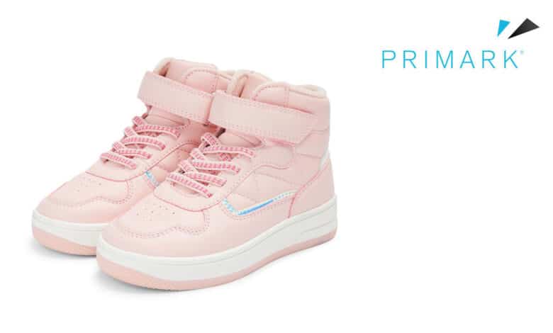 Botas deportivas altas rosas nina Primark