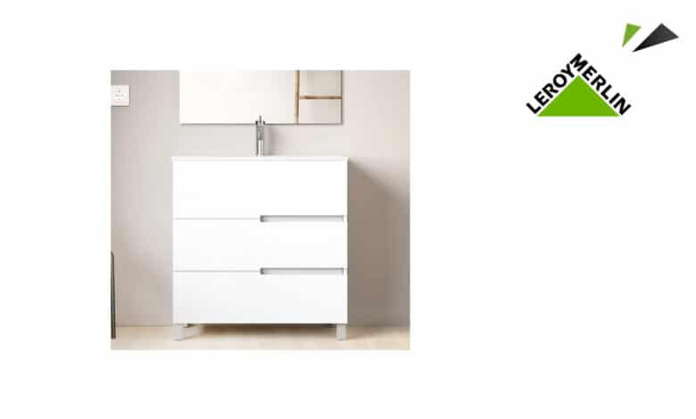 Mueble-de-baño-con-lavabo-Alda-One-Box-blanco
