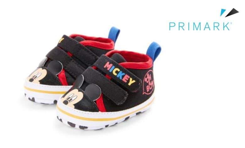 Deportivas-negras-de-Mickey-Mouse-de-Disney-para-bebe