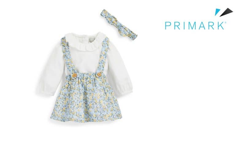 Conjunto-de-blusa-blanca-falda-con-estampado-de-flores-y-diadema-para-bebe-niña