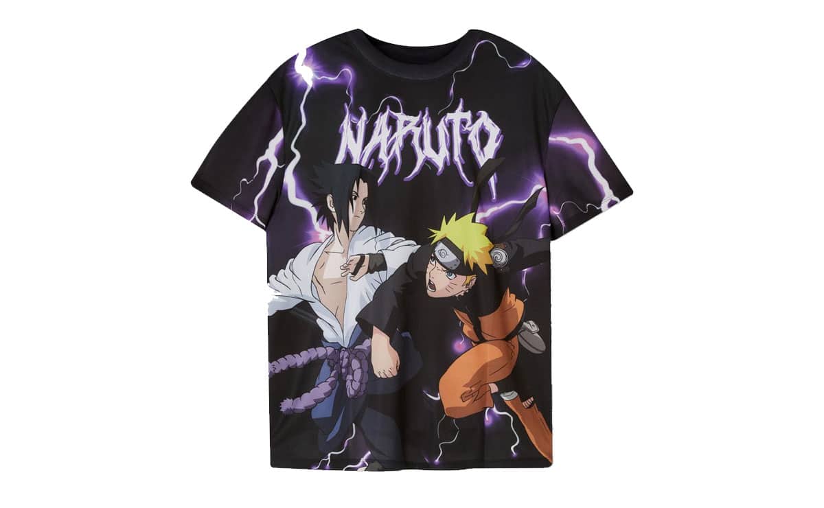 Camiseta de manga corta Naruto