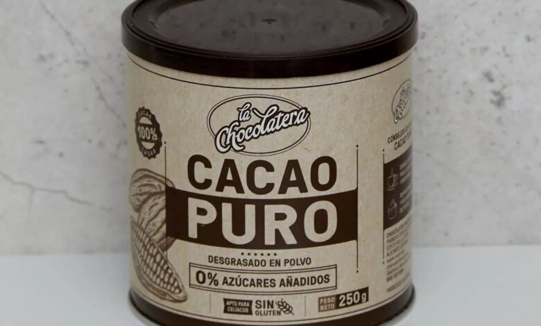 cacao puro mercadona 0 azucares anadidos