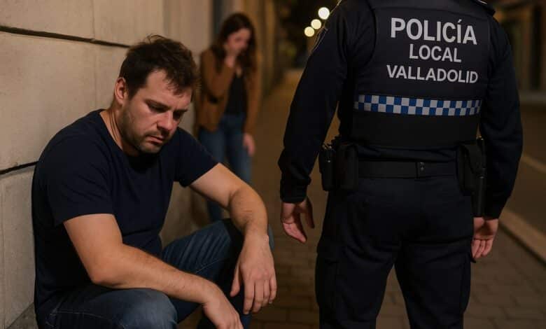 detenido tortazo valladolid