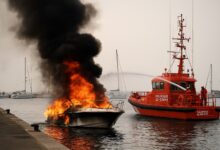 incendio yate